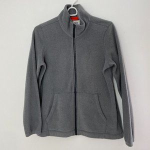 Place 1989 Gray Fleece Cardigan Sweater